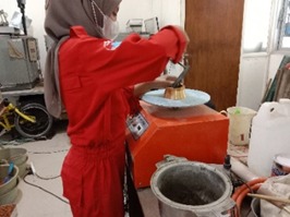 Uji Konsistensi dengan Meja Sebar